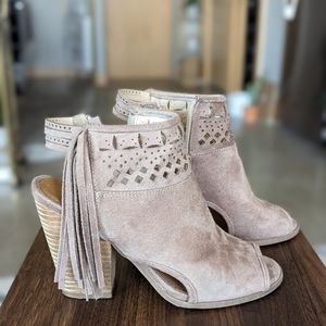 Not Rated Fringe Booties